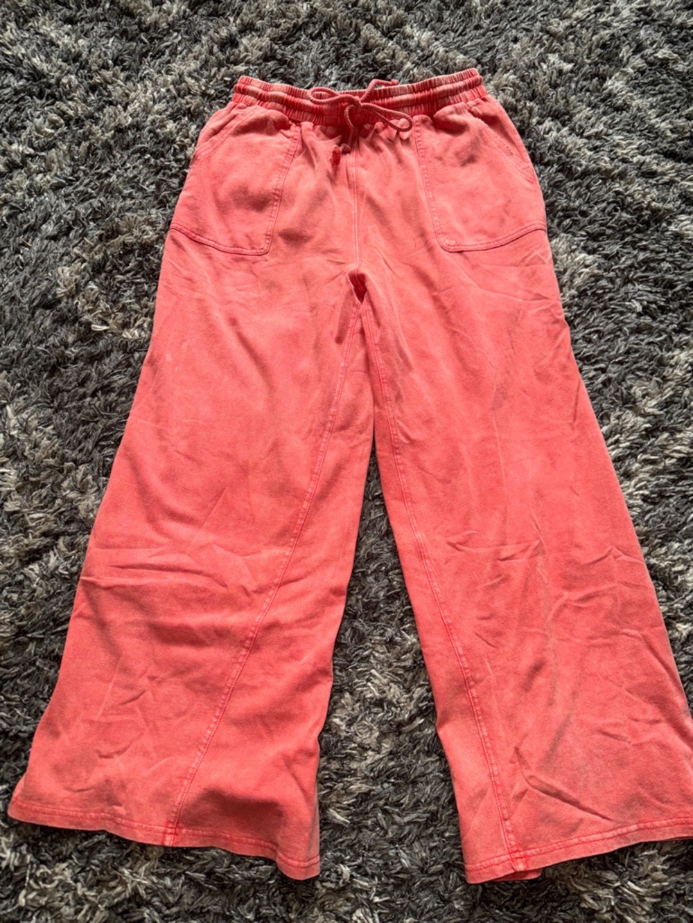 Mittoshop Coral Wide-Leg sweatpants Pull-On Pants from chic by ally b